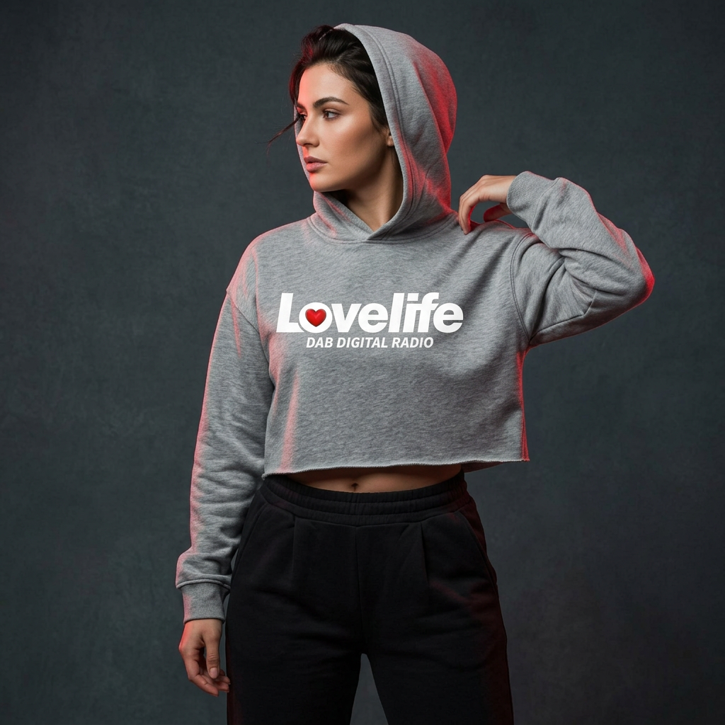 Womens Cropped Hoodie